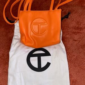 Telfar Bright Orange Mini Bag